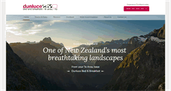 Desktop Screenshot of dunluce-fiordland.co.nz